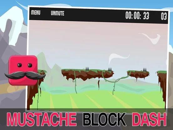 Mustache Block Dash Mustache Block Dash