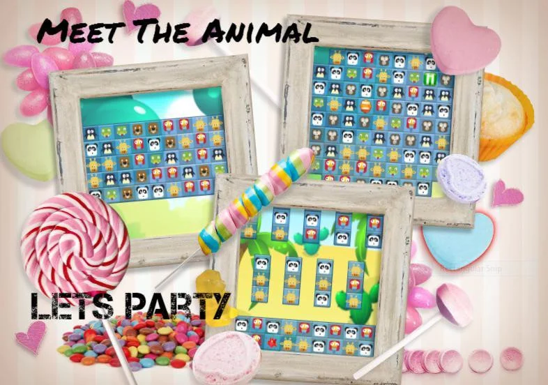 Animal Party Match 3 Games (itch)