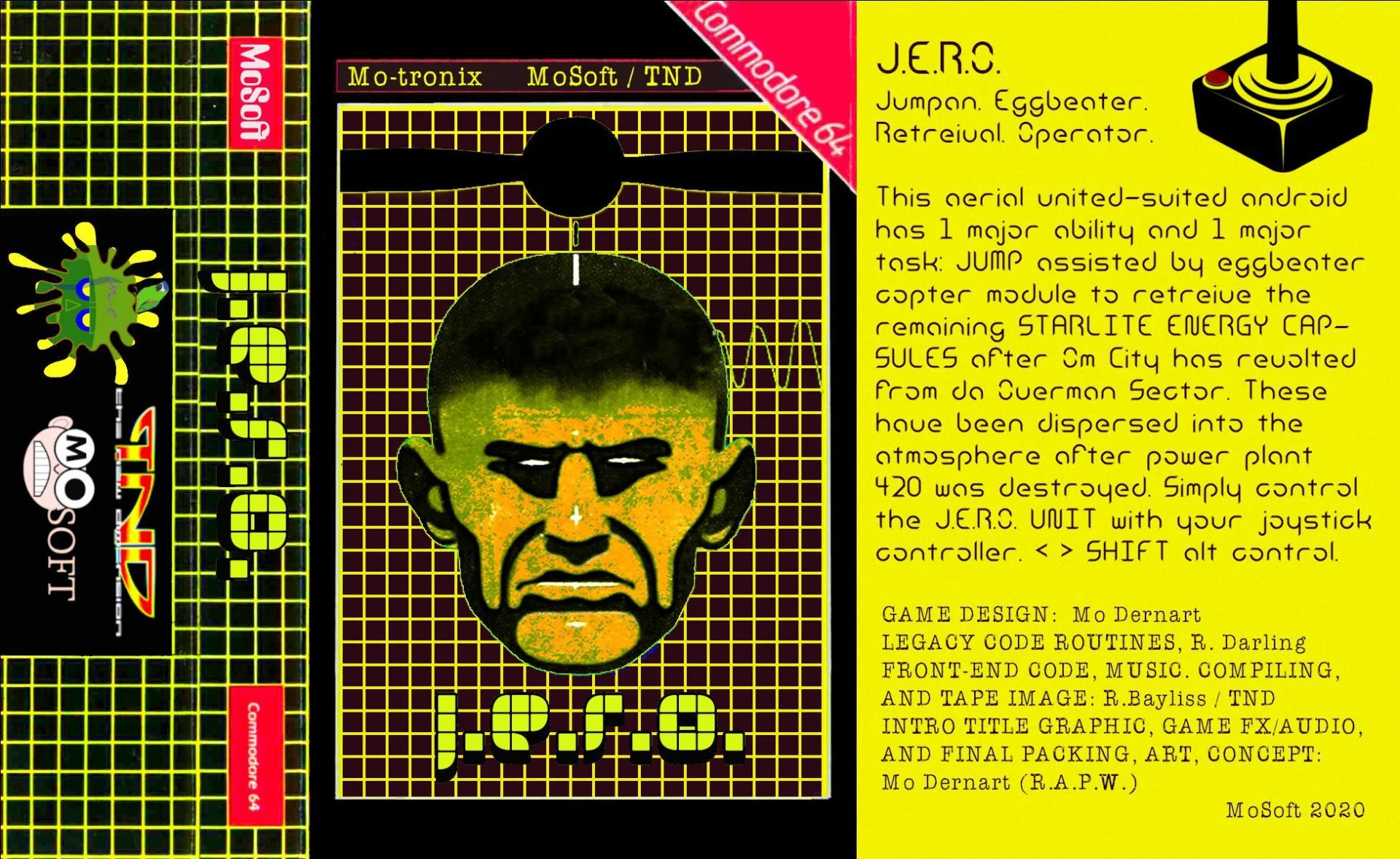 J.E.R.O. (C64) Commodore 64 (itch) - обзоры и оценки игры, даты выхода DLC,  трейлеры, описание