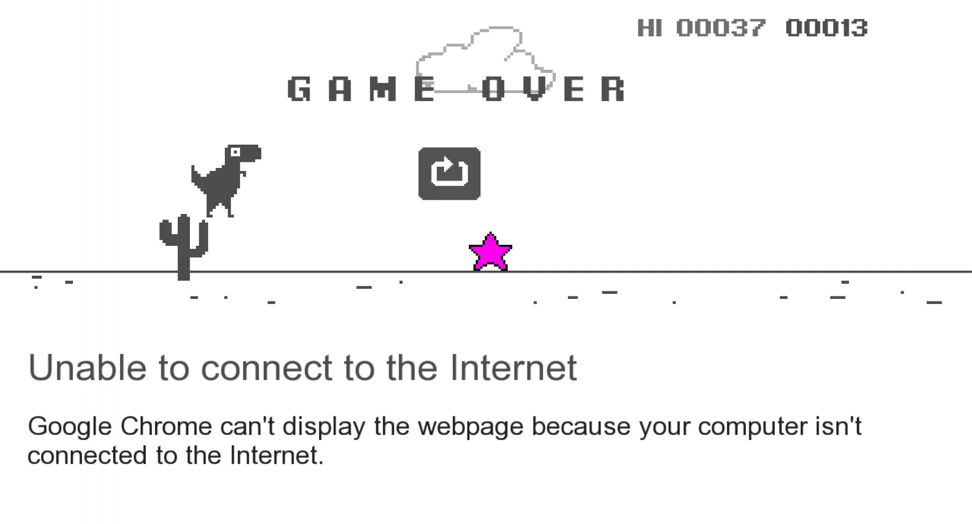 Рецензии T-Rex Game inspired by Google (itch)