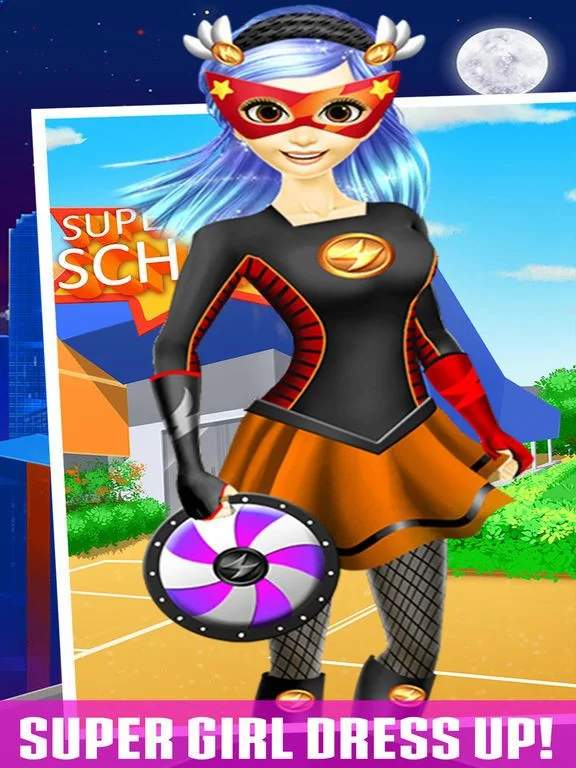 SuperHero Girls DressUp - Sparta Power Princess - Adventure Game