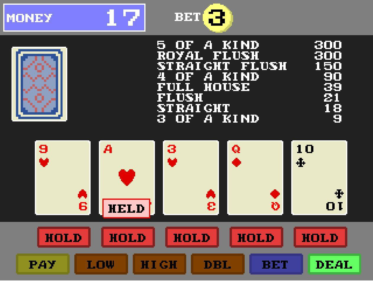 Video Poker (pinkkis) (itch) Video Poker (pinkkis) (itch)