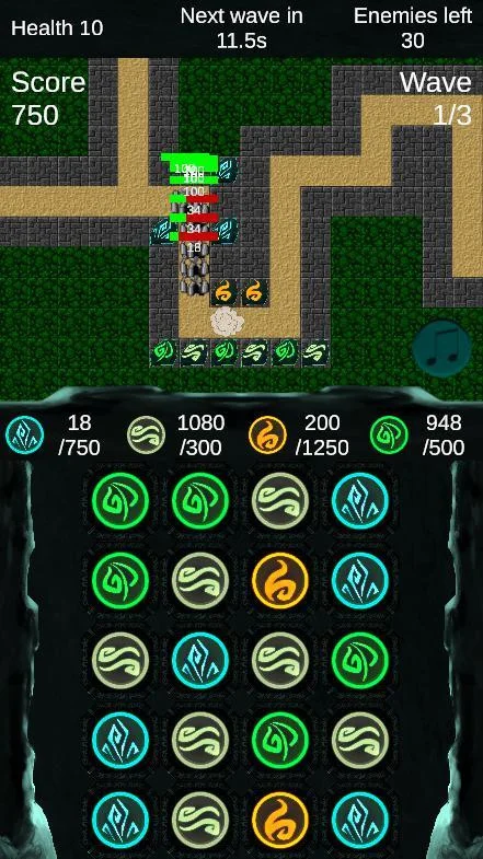 Рецензии RuneTowers (itch)