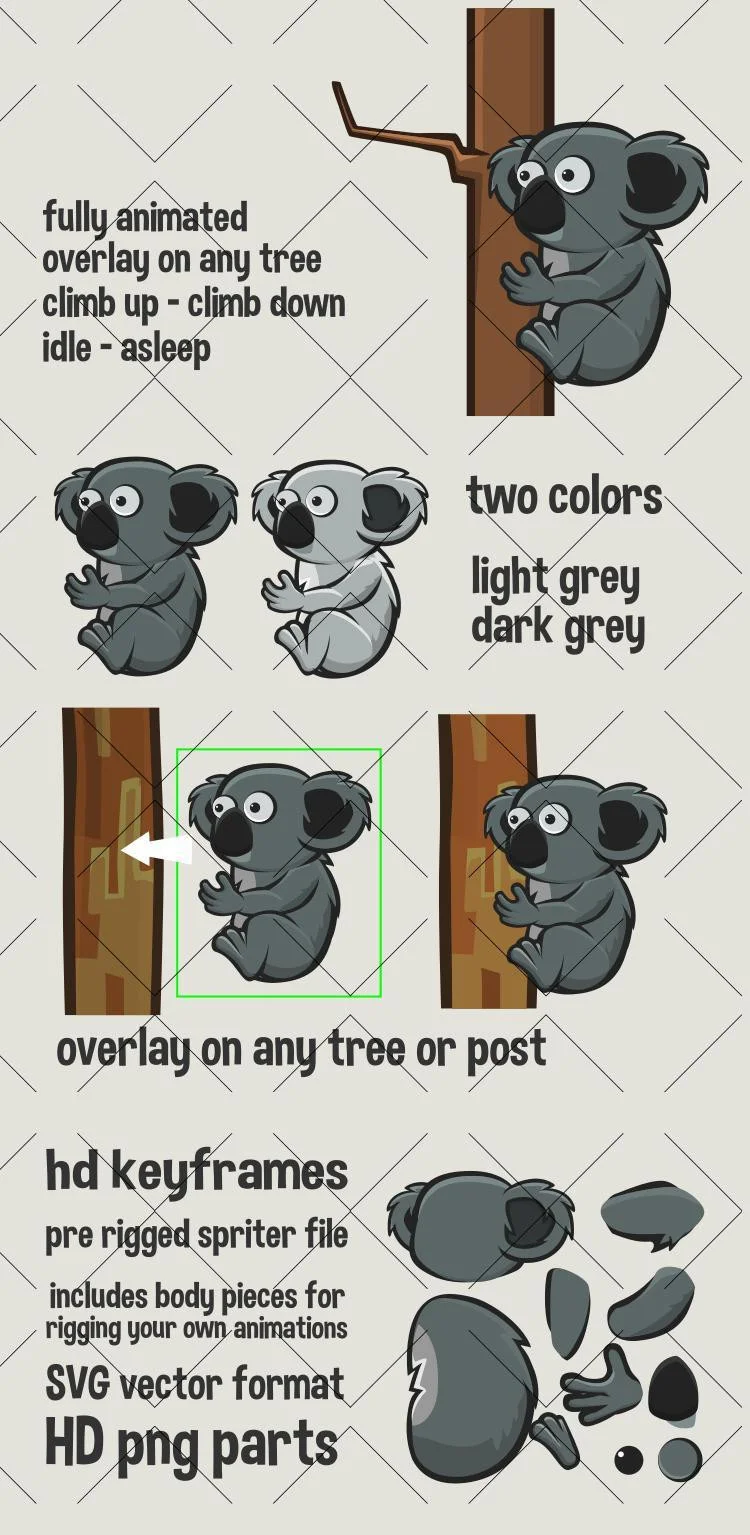 Animated koala (itch) Animated koala (itch)