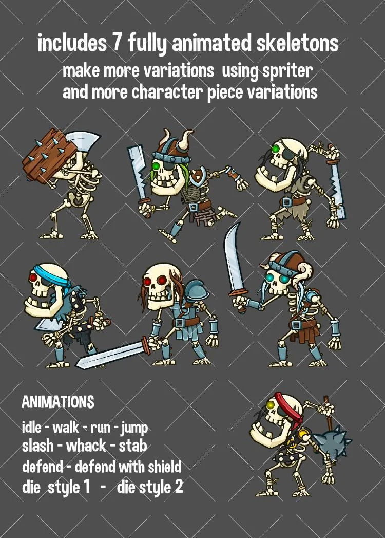 Skeleton warriors (itch) Skeleton warriors (itch)