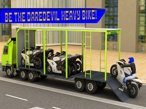Transport Truck Driver Motorcycle Cargo Simulator 3D Transport Truck Driver Motorcycle Cargo Simulator 3D