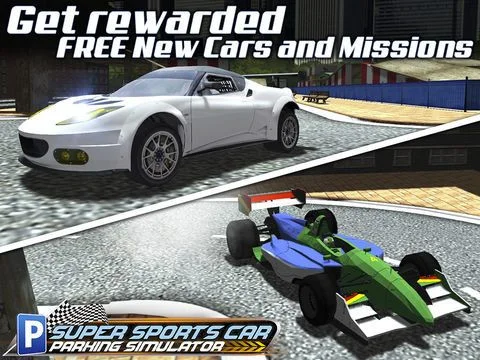 Super Sports Car Parking Simulator - Real Driving Test Sim Racing Games