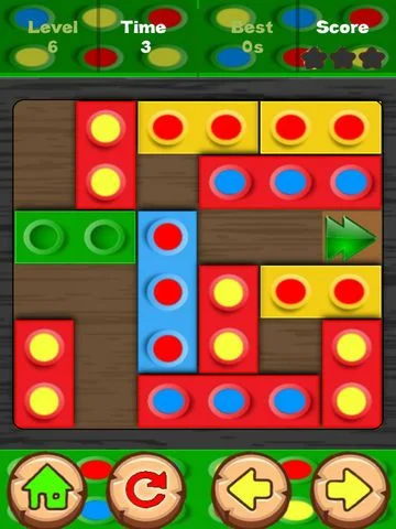 Slide The Green Block Slide The Green Block
