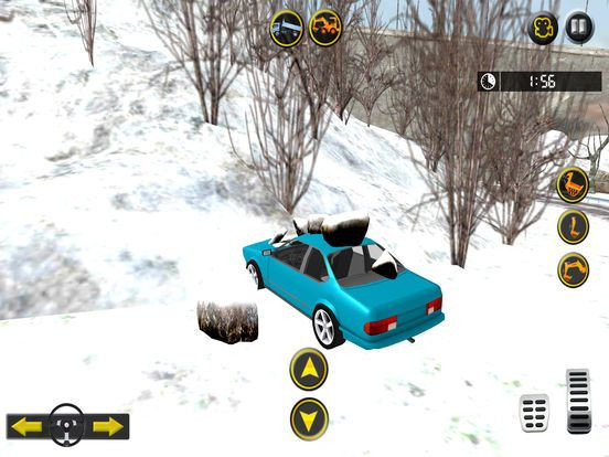 Snow Excavator Crane Rescue