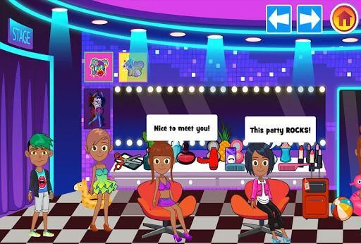 My Pretend Neon Night Club - Kids Dance Games FREE