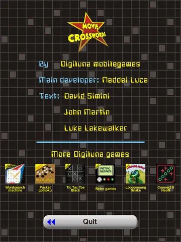 Movie Crosswords