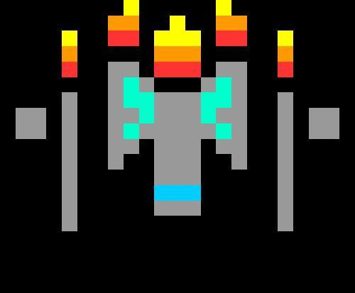 Space shooter game (Mljek) (itch)