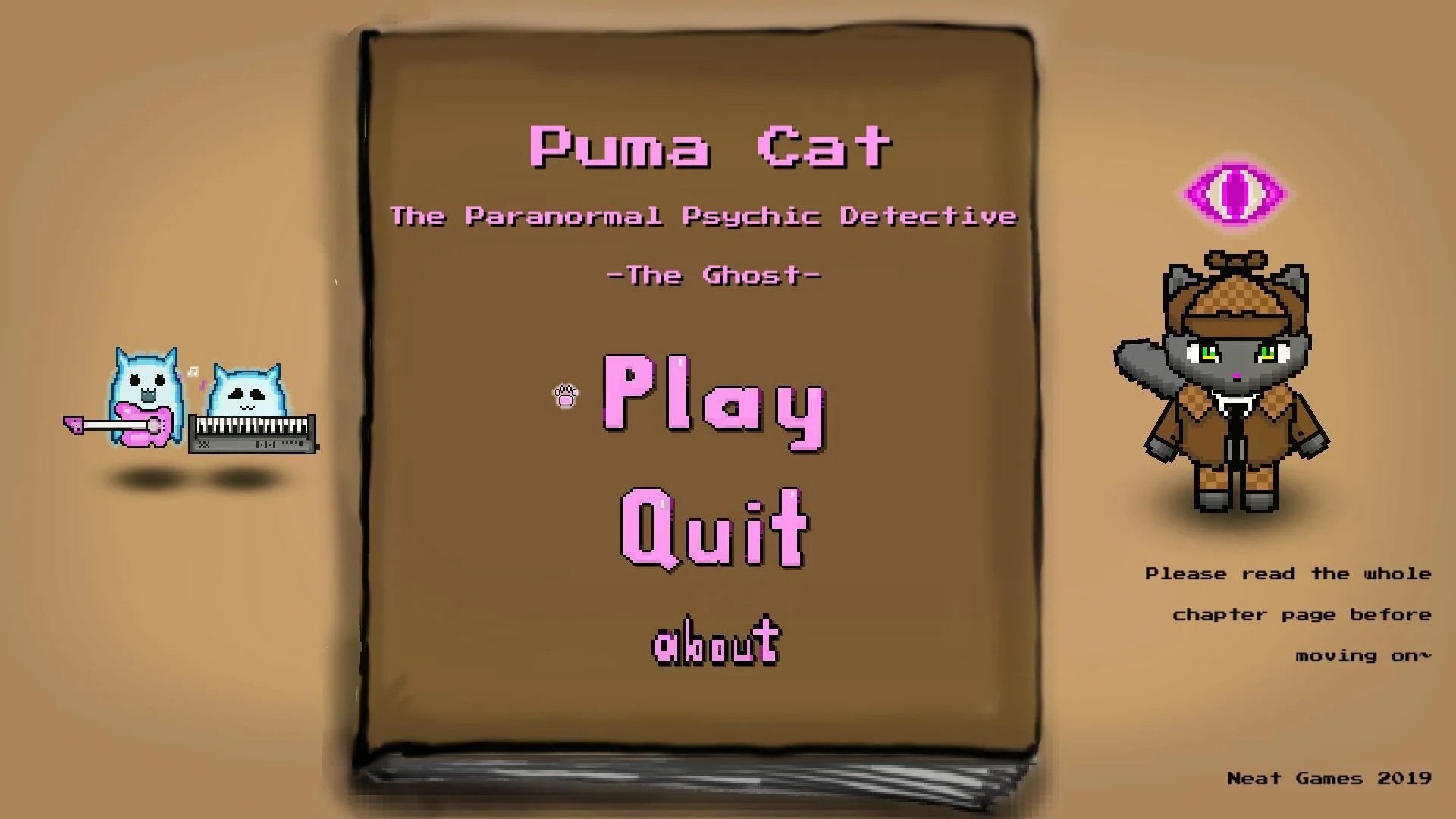 Puma Cat - The Paranormal Psychic Detective (itch) Puma Cat - The Paranormal Psychic Detective (itch)