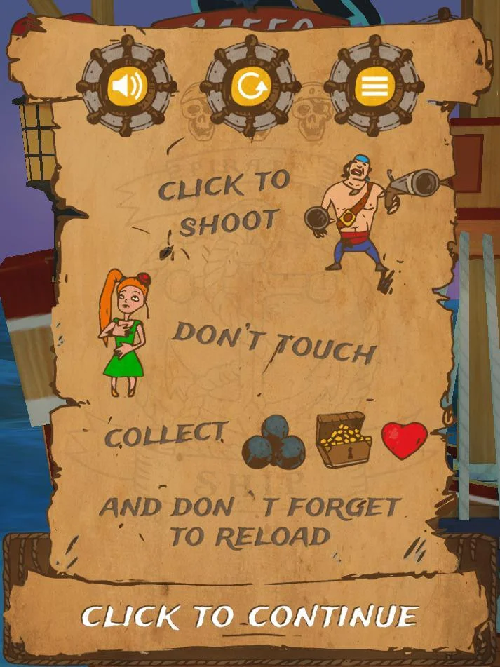 Top Shootout: The Pirate Ship (itch)