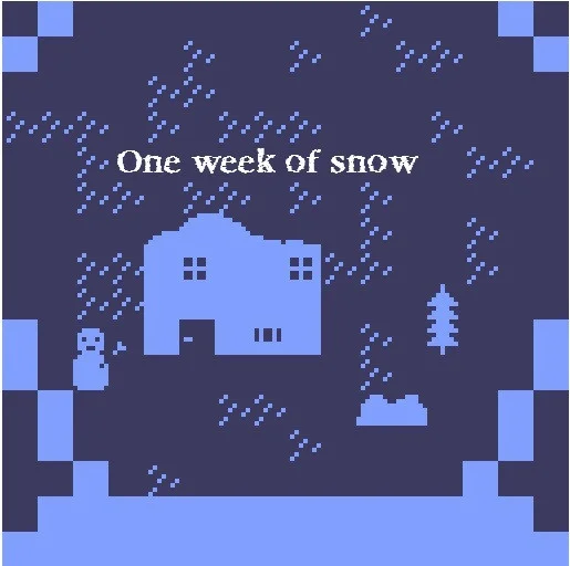 One week of snow (itch)