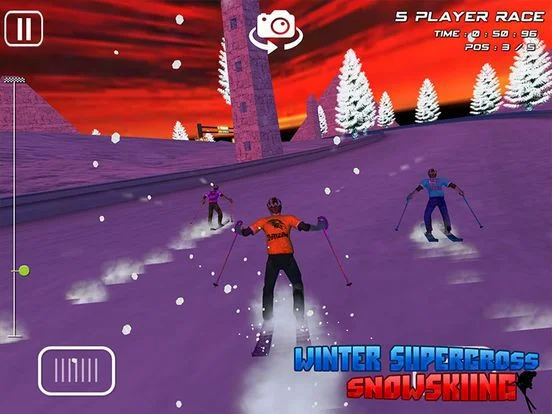 Winter Super Cross SnowSkiing - Free 3D Snow Water Racing Madness Game