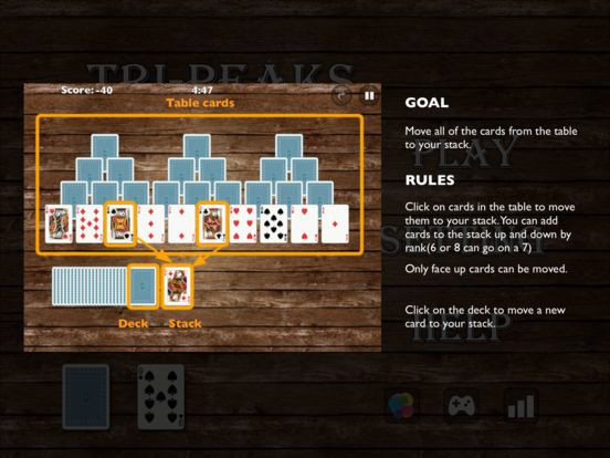 Solitaire Tri-Peaks Go Solitaire Tri-Peaks Go