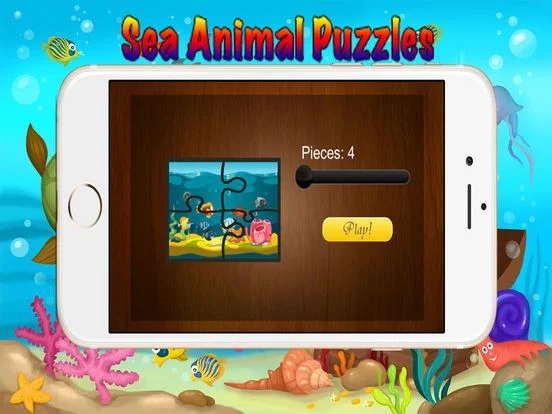 Sea Animal Jigsaw Puzzles for Toddlers Kids Games Sea Animal Jigsaw Puzzles for Toddlers Kids Games