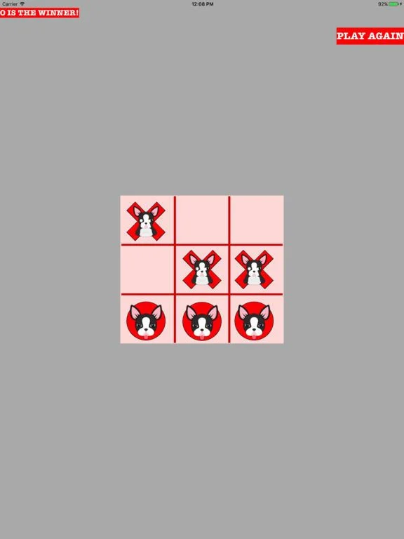 Boston Terrier Tic Tac Toe Boston Terrier Tic Tac Toe