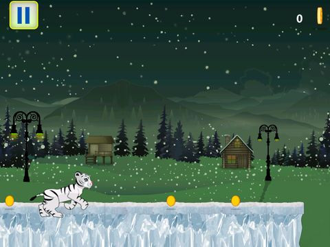 Baby White Tiger Snow Dash Baby White Tiger Snow Dash
