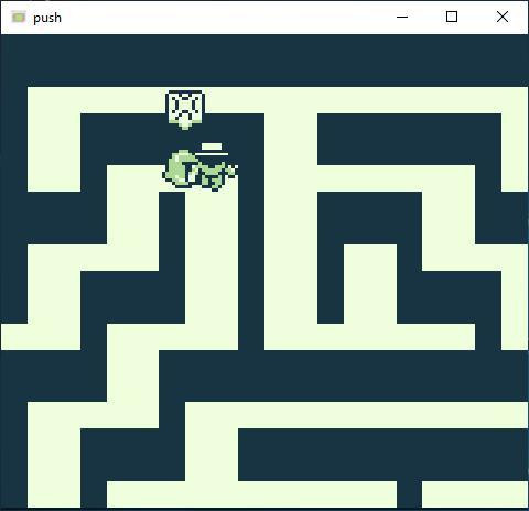 Persecución en laberinto GBStudio (itch)