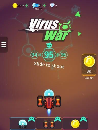 Virus War - Space Shooting Game