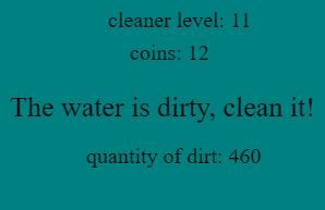 The water cleaner (itch)
