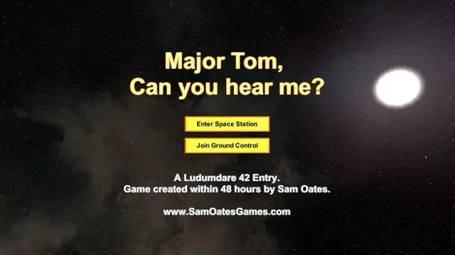 Major Tom, Can you hear me? (itch) Major Tom, Can you hear me? (itch)
