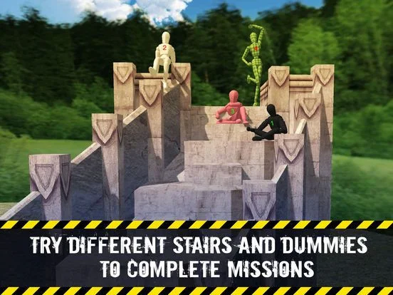 Stair Dummy Crash Test Simulator 3D Stair Dummy Crash Test Simulator 3D