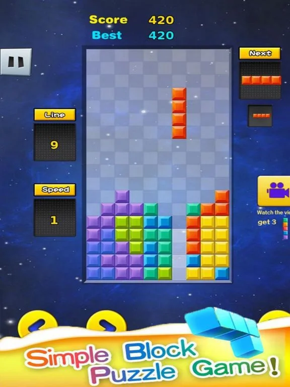 Tentris Classic Block Down Tentris Classic Block Down