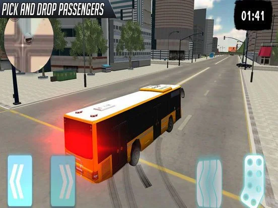 City Coach Bus Driving City Coach Bus Driving