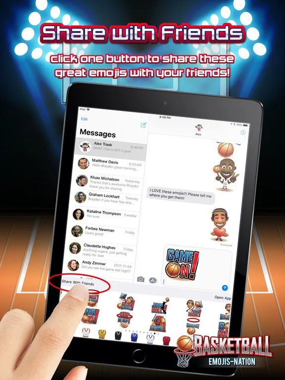 Basketball Emojis Nation