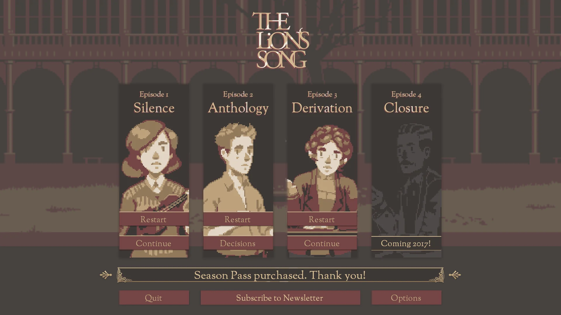 Рецензии The Lion's Song: Episode 1 - Silence