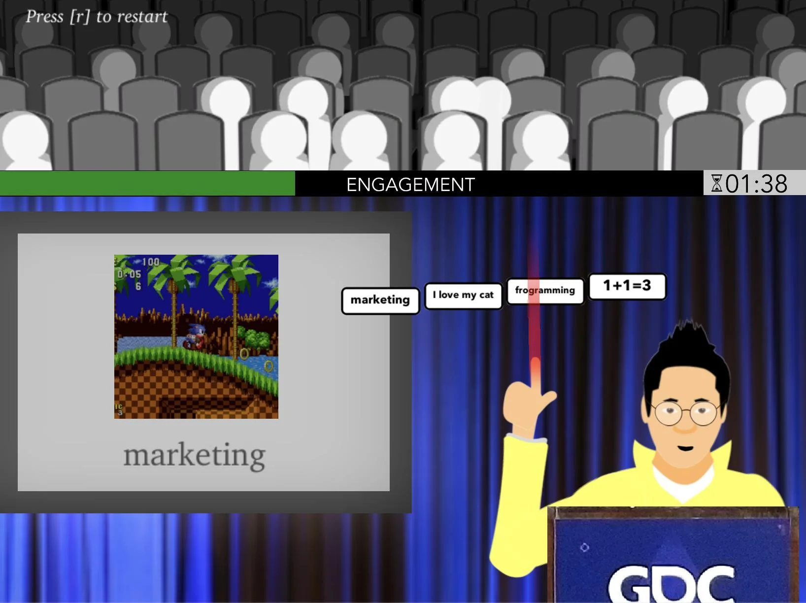 GDC Speaker Simulator (itch) GDC Speaker Simulator (itch)
