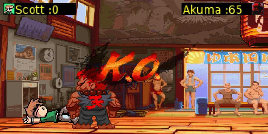 Scott Pilgrim vs. Street Fighter (itch)