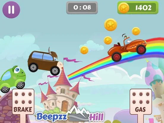 Beepzz Kids Hill Racing game Beepzz Kids Hill Racing game