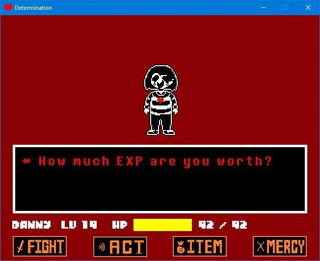 Undertale: Determination (itch) Undertale: Determination (itch)