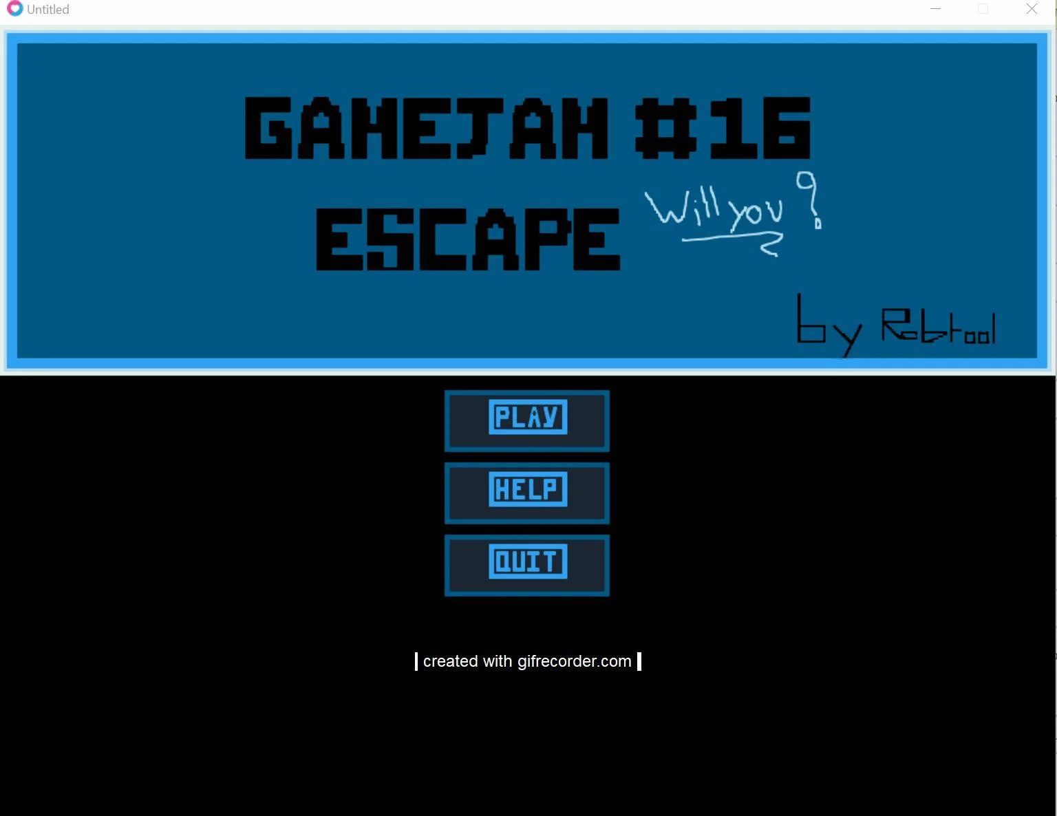 Escape( Will you ? ) (itch) Escape( Will you ? ) (itch)