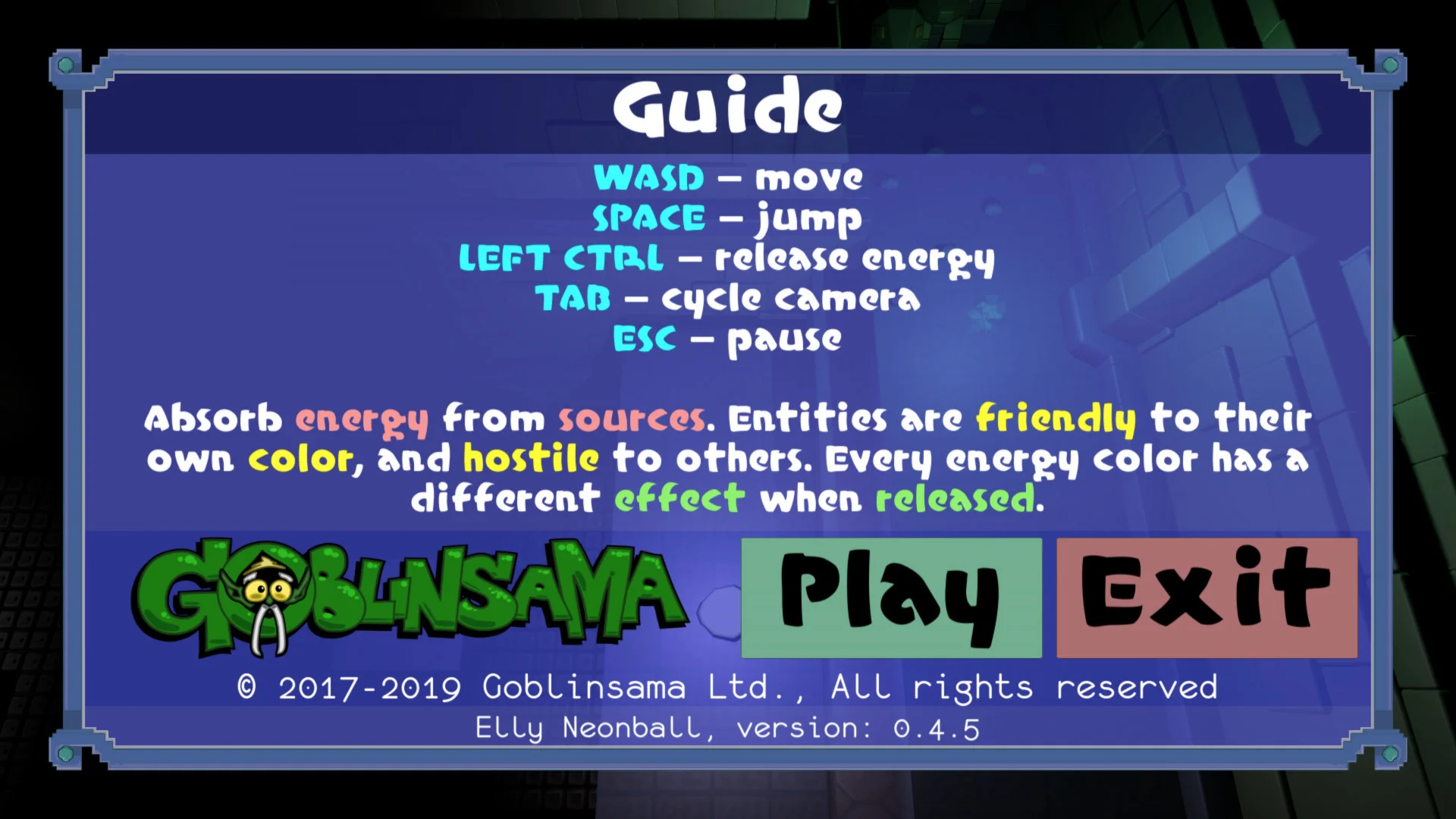 Elly Neonball (prototype) (itch)