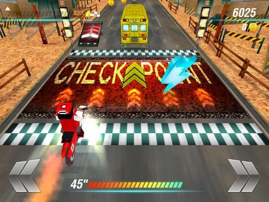 Dirtbike Survival . Block Motorcycles Racing Game Dirtbike Survival . Block Motorcycles Racing Game