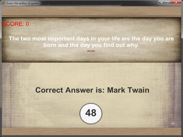 Guess The Author of the Quote (itch) Guess The Author of the Quote (itch)