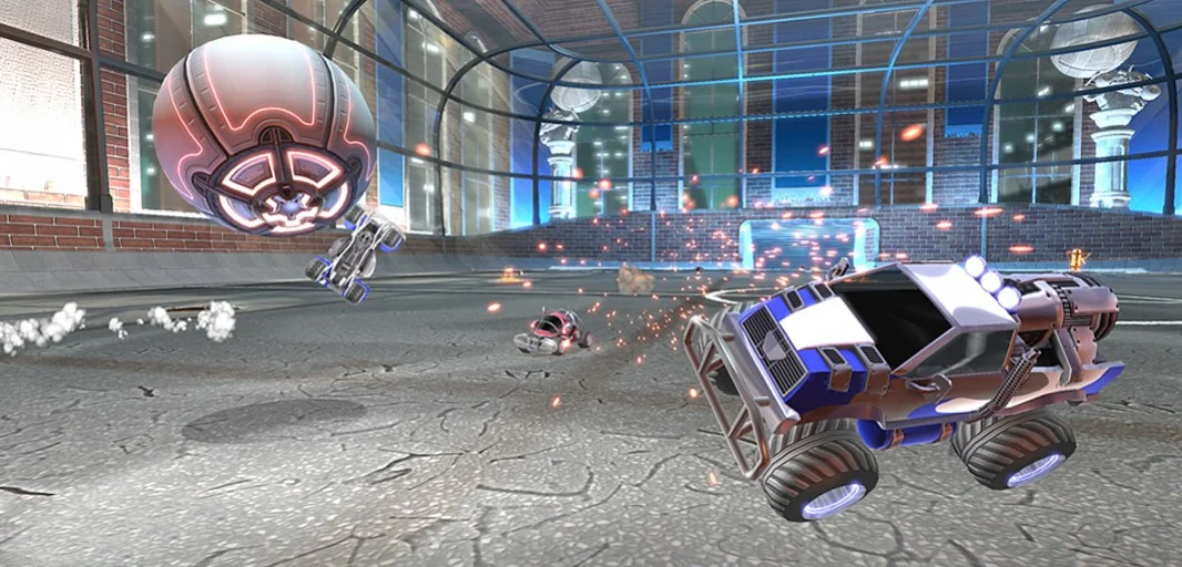 Supersonic Acrobatic Rocket-Powered Battle-Cars