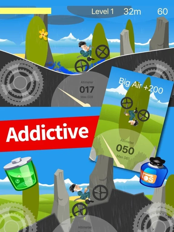 Grandpa Physics - Rides the Swiss Alps Mountain Range
