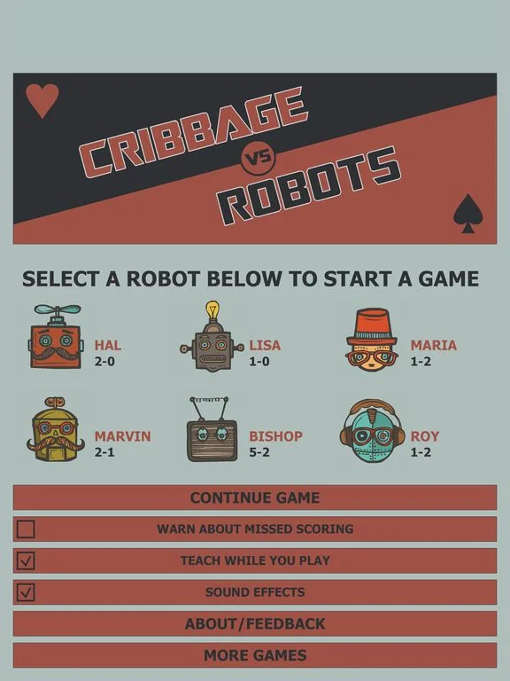 Cribbage vs Robots Cribbage vs Robots