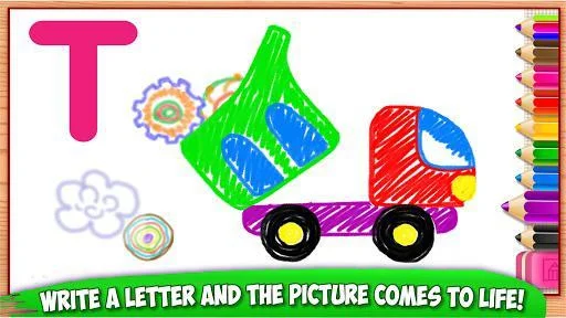 ABC DRAW! Alphabet games Preschool! Kids DRAWING 2