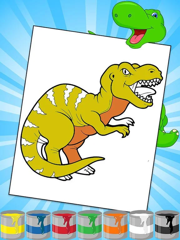 Coloring Book for Dinosaur Coloring Book for Dinosaur