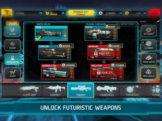Shadowgun DeadZone PvP Battles