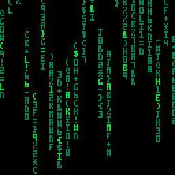 Matrix animation (itch)