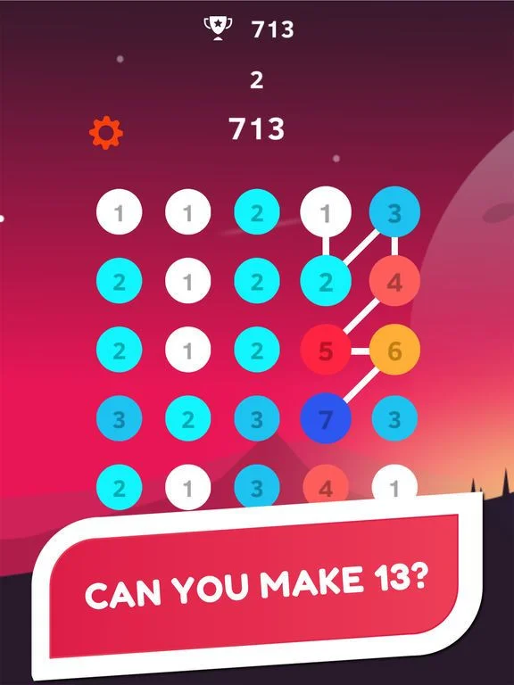 One Line Number - Chain Puzzle One Line Number - Chain Puzzle