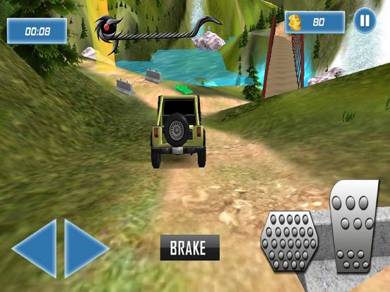 Bumpy Offroad Jeep Driver